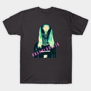 Unapologetic Alien Woman - weirdcore T-Shirt